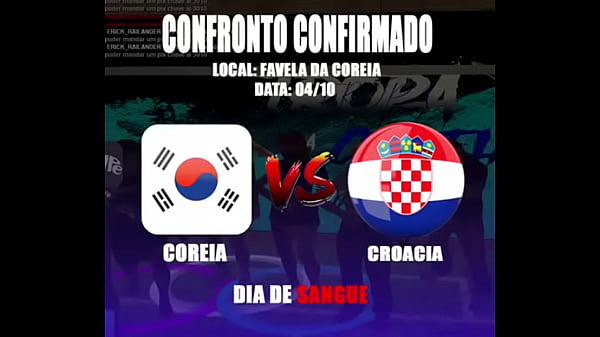 18 CROACIA COMENDO 27 COREANAS COM PAU LATEJANDO ERIESE. VEJA A REA&Ccedil_&Atilde_O!