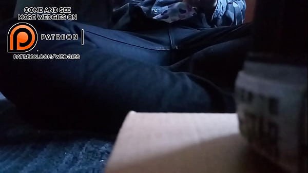 Dork Gets A Wet Front Wedgie