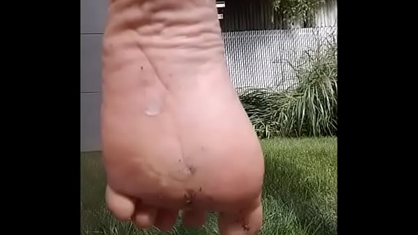 Filthy feet and cigarette_crush