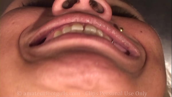 Play MP4 - Girl eating blonde with beautiful teeth chewing food chews you really everything very small mastication