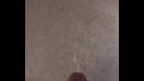 Cumming in the bathroom