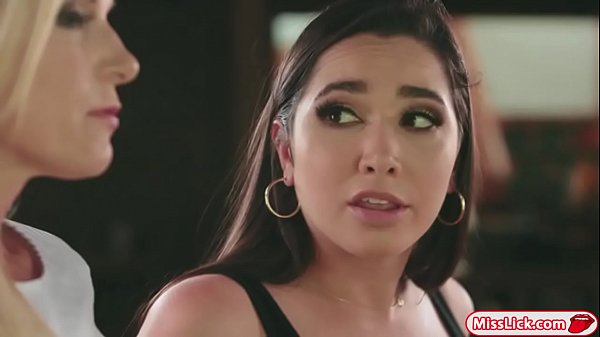 Asian Kalina calls Karleey and her stepmom India about her attitude. To be forgiven Kalina asked them to eat her pussy. 