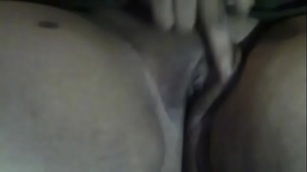 Horny ebony teen playing with her pulsating wet pussy until she cums hard 