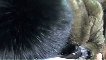 Fur Surprise Pov &ndash; Deepthroat, Leather Gloves, Spit And Cum Licking thumbnail