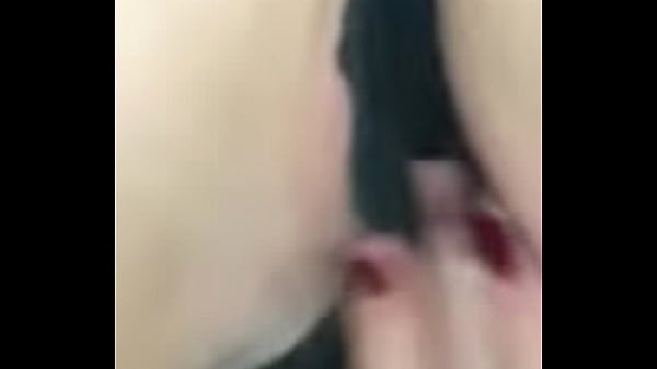 Black panties playing from behind 