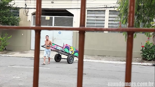 Having sex with a cardboard picker! 