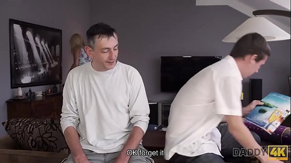 DADDY4K. Sleepy guy missed how his father fucks his girlfriend 