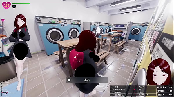 スク水にプラスして「ふたなり薬」を投与！ 