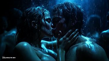 [ai-generated] Wet & Wild Future Rave Milf Party &ndash; Soaking Wet Big Tits, Flying Boobs & Water Jets Chaos thumbnail