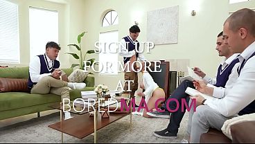 Teacher uses her ass to pass these losers 