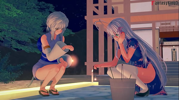 Rias Gremory kimono sex at the festival | HSDXD NTR madness E9 | Full Movie on Sheer & PTRN: Fantasyking3 