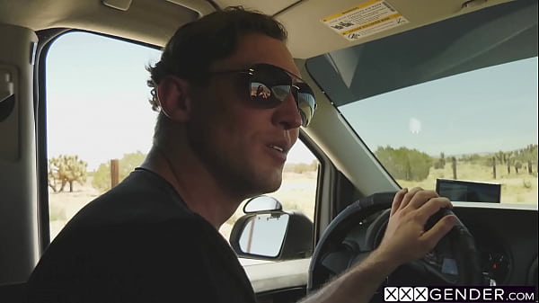 Play MP4 - Crazy shemale Khloe Kay fucked so hard in the car by a perverted stranger