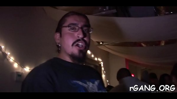 Girls have nice gangbang 