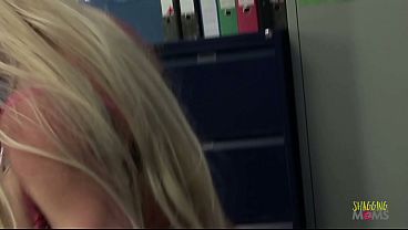 Seductive milf uses her skills to her advantage to further her career seeing that his bulge is visible she grabs a hold of it and gives it a slurp once she is naked she bends over to get shagged 