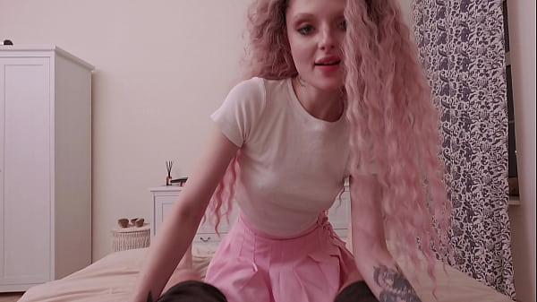 Playful Cute Kitty Girl Rides A Massive Cock To Get A Lovely Creampie thumbnail