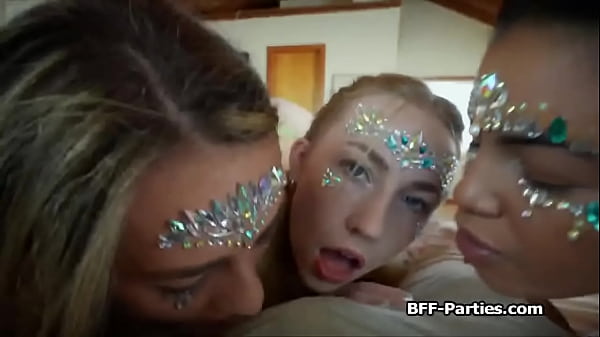 Hot party ends witha foursome cock_sharing