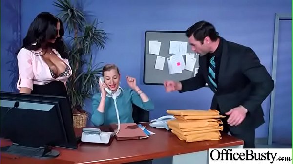 Hot Nasty Cute Girl (Ava Addams & Riley Jenner) With Big Juggs Like Sex In Office vid-06 