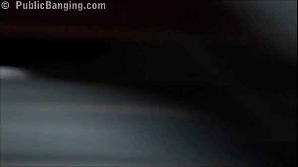 A pretty girl with big natural titsin public street threesome with high_traffic