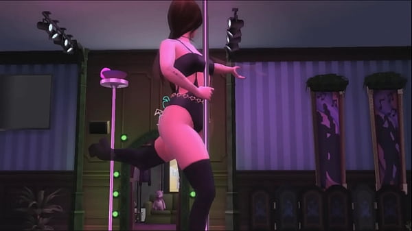 Gostosa Mandando Ver No Pole Dance - Ts4 thumbnail