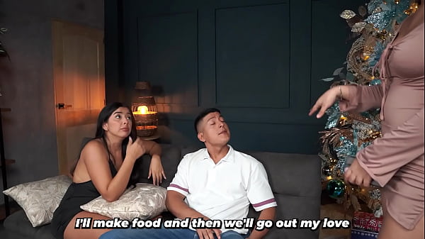 Play MP4 - Girlfriend cheated on after boyfriend and mom had sex behind her back without a condom - Merry Christmas&excl;