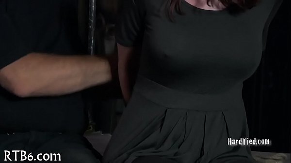 Painful clamping for beauty's mounds 