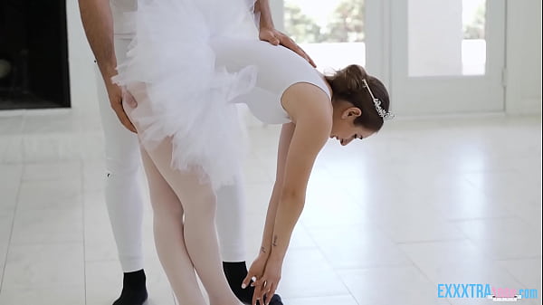 Brunette teenie enjoys hard dick after she is done dancing