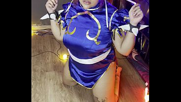 Chubby Girl Chun-Li Photoshoot Making Of Thick Curves Cosplay Behind Scenes