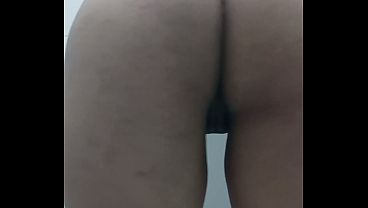 Horny Girl Showing Her Pussy And Ass Alone In The Bathroom. thumbnail