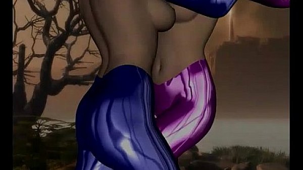 3d anime stripper in tight pink panties