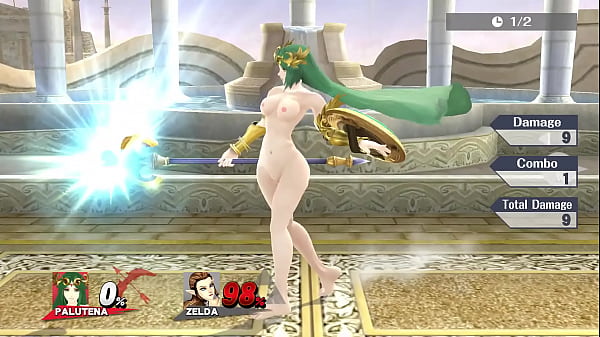 Sm4sh ModsNaked Palutena_Showcase18p 6fps