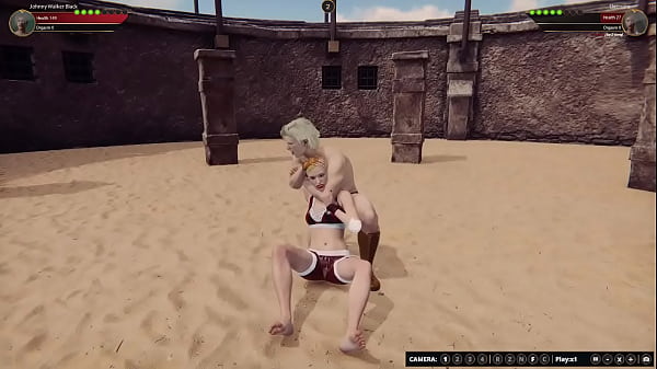 Johnny walker vs eleonore nf3d mma mixed combat maledom battle