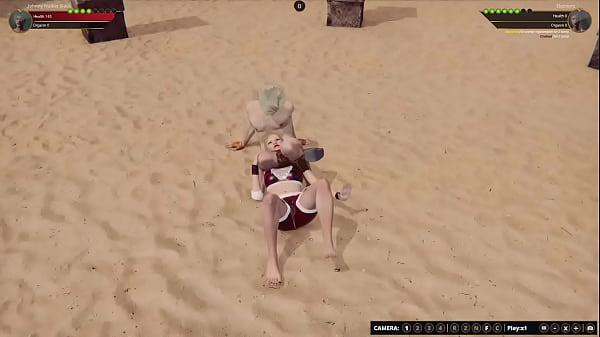 Johnny walker vs eleonore nf3d mma mixed combat maledom battle 