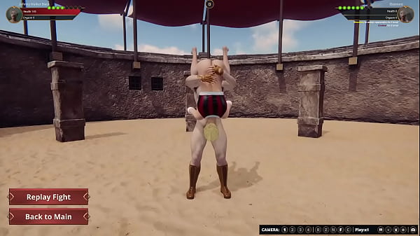 Johnny walker vs eleonore nf3d mma mixed combat maledom battle 