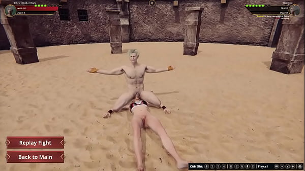 Johnny walker vs eleonore nf3d mma mixed combat maledom battle