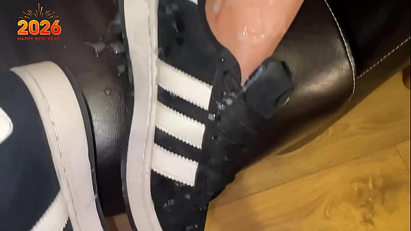 Fuck and cum on shoes compilation