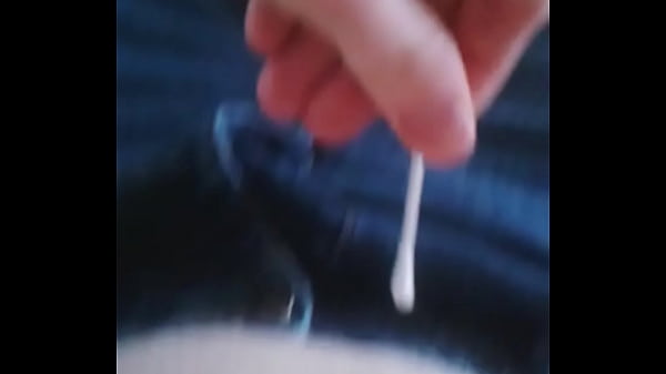 Male albino navel poking 1 