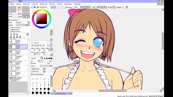 Hentai Speed Drawing - Part 3 - Flats & Shading