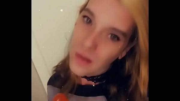 Pretty Emo Teases Cock and Cums 