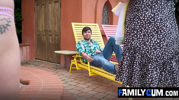 She let loose and let him fuck her she proved me right familycum 