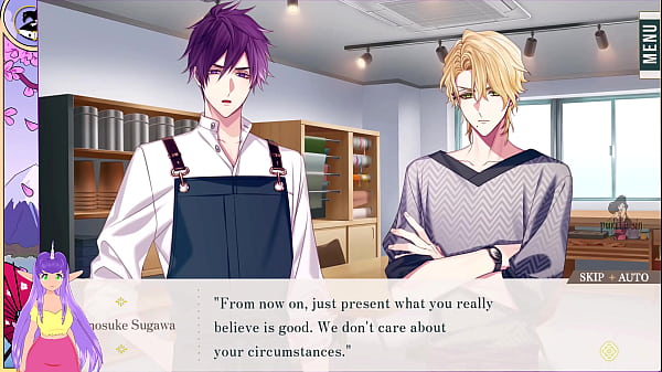 Him the smile and bloom gin's route otome game episode two 