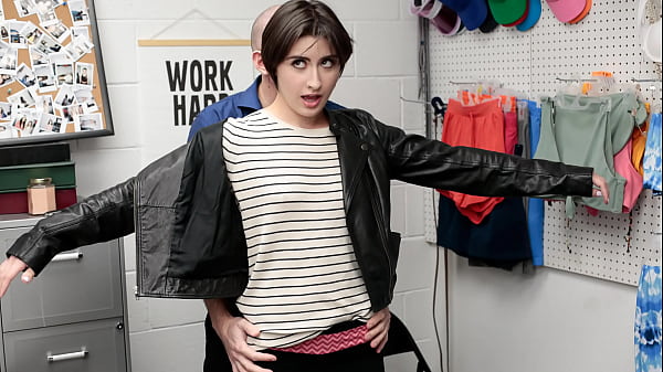 Mall Security GuardTakes Angeline_Red to Backroom_for Stealing Myshopsex