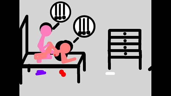 stickmananimation couple have sex afterreturning home
