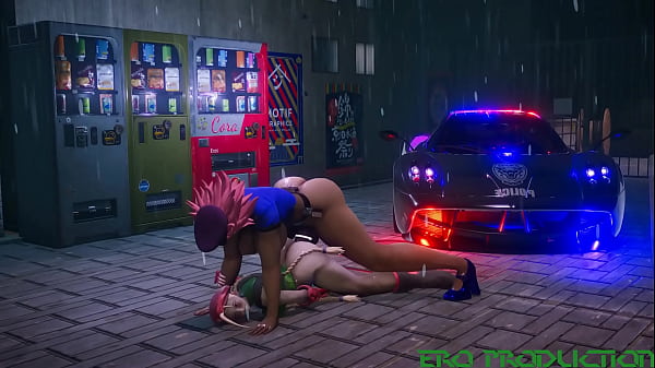 Street fighter poison fuck cammy in the alleyway 