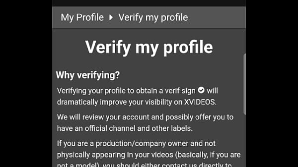 Verification video 