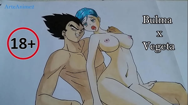 Dibujo aVegeta_y Bulma_Haciendoel delicioso Hentai