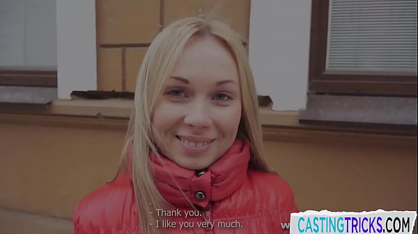 European casting newbie gets doggystyled