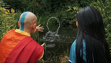 Ameena Green as Katara Takes Aang s Hard Cock Avatar Porn Cosplay Parody