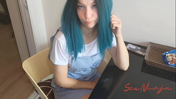 Play MP4 - My Step-Sister Bets She Can Make Me Cum in 2 Minutes