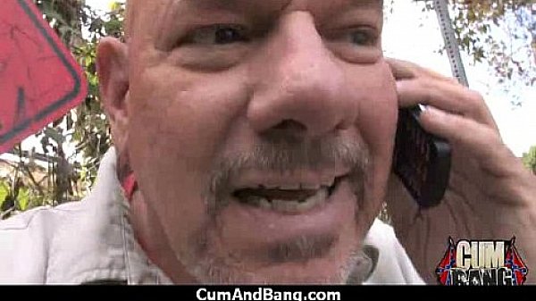 Ebony chick drowned in cum 12 