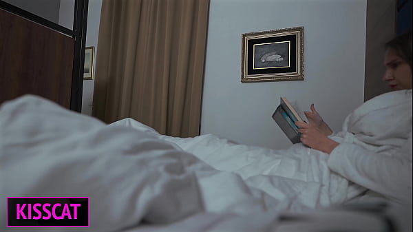 Play MP4 - Stepmom get surprise cum in mouth when she helps with jerking to step son in share bed before fuck